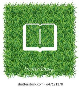Web icon. Open book
