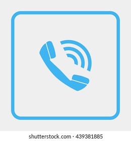 Web icon. Outgoing call