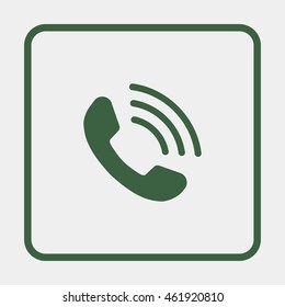 Web icon. Outgoing call