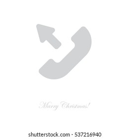 Web icon. Outgoing call