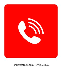 Web icon. Outgoing call