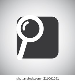 web icon over gray background vector illustration