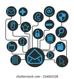 web icon over white background vector illustration