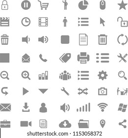 Web icon pack vector