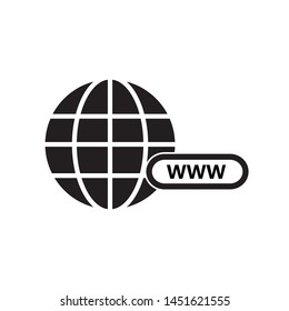 Web icon, Web icon page symbol for your web site design Web icon logo - vector