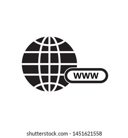 Web icon, Web icon page symbol for your web site design Web icon logo - vector
