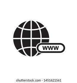 Web icon, Web icon page symbol for your web site design Web icon logo - vector