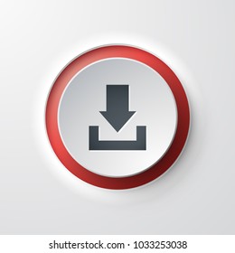 web icon push-button download