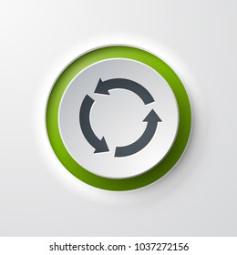 web icon push-button recycling