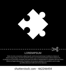 Web icon. Puzzle