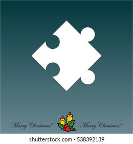 Web icon. Puzzle