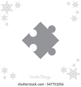 Web icon. Puzzle