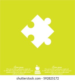 Web icon. Puzzle