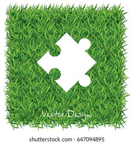 Web icon. Puzzle. vector illustration