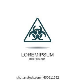 Web icon. Radiation hazard