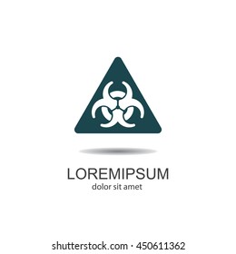 Web icon. Radiation hazard