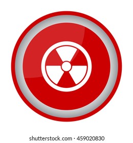 Web icon. Radiation hazard