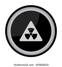 Web icon. Radiation hazard