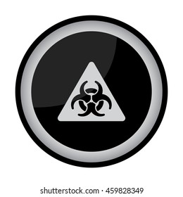 Web icon. Radiation hazard