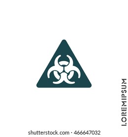 Web icon. Radiation hazard