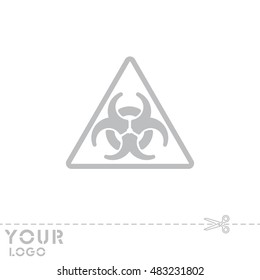 Web icon. Radiation hazard