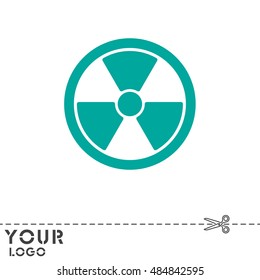 Web icon. Radiation hazard