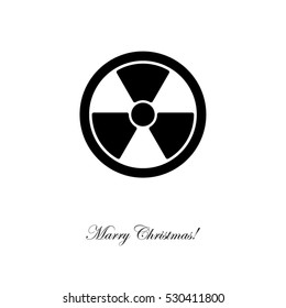 Web icon. Radiation hazard