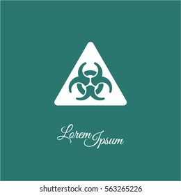Web icon. Radiation hazard