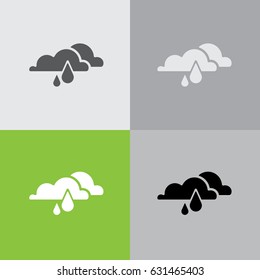 Web icon. Rain Clouds

