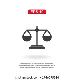 signo de escala de iconos web aislado en fondo blanco. Ilustración vectorial simple.