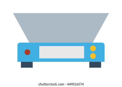 Web icon scales, weigh measurement