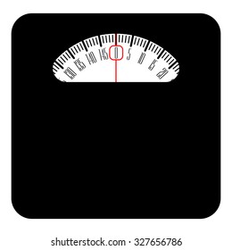 Web icon of scales, weighing, weight, balance on a white background