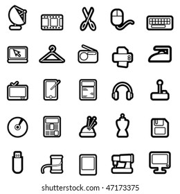 web icon set 2 (easily editable)