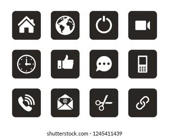 Web icon set