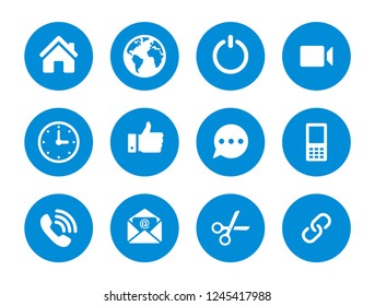 Web icon set