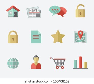 Web icon set