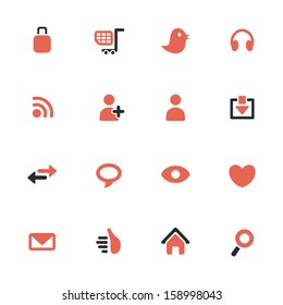 Web icon set