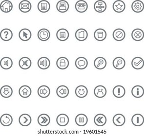 web icon set