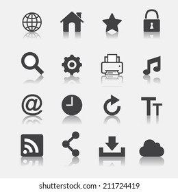 Web icon set