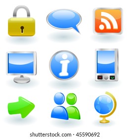 Web icon set