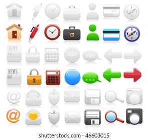 Web icon set