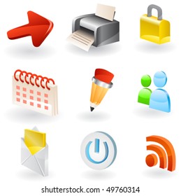 Web icon set