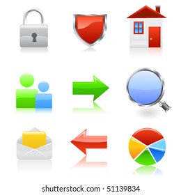 Web icon set