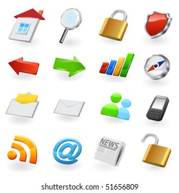 Web icon set