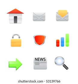 Web icon set