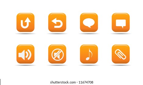 Web icon set 6| Apricot series