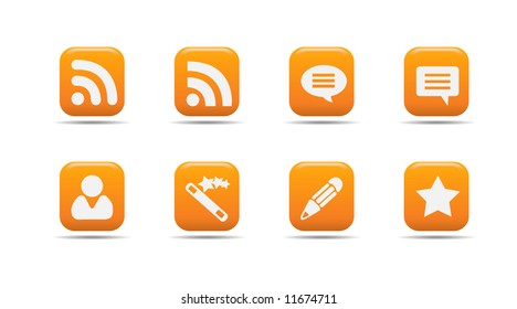 Web icon set 7 | Apricot series