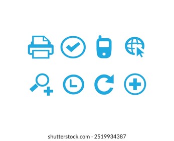 Web icon set. Contact and web icons set. Website set icon vector.WEB, device, internet set icons – stock vector,web icon stock vector illustration flat design,