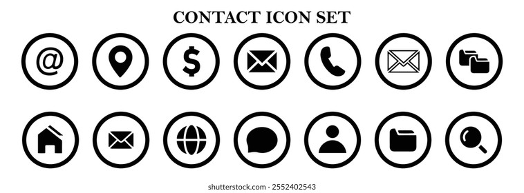 Web icon set. Contact and web icons set. company connection business card curriculum vitae icon set. Phone, website, address, location and mail symbol sign pack.. Website set icon vector..