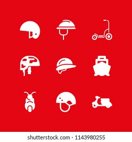 web icon set with cruiser front view, scooter bike and scooter vector icons for web and graphic design